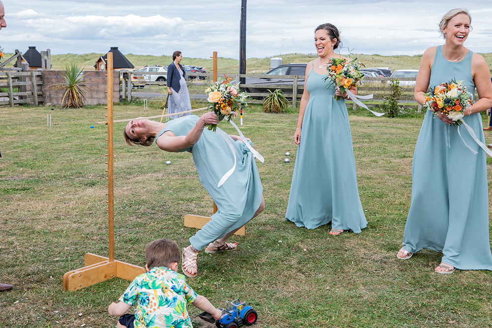 Limbo Game Northumberland Barn Wedding Erika Tanith Photography