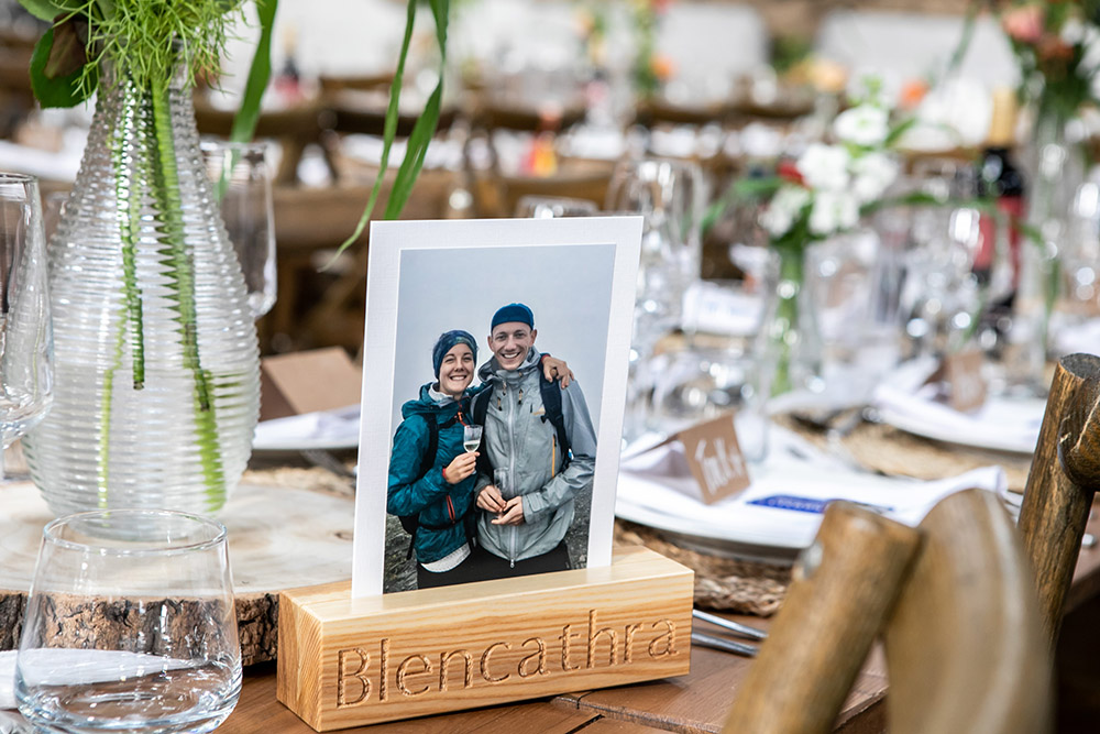 Table Name Photo Travel Northumberland Barn Wedding Erika Tanith Photography