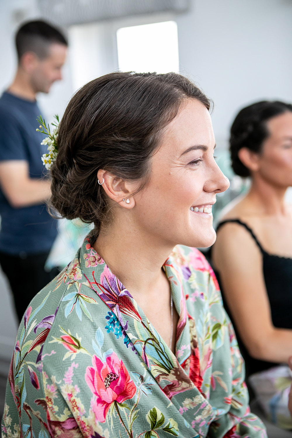 Bride Bridal Makeup Northumberland Barn Wedding Erika Tanith Photography