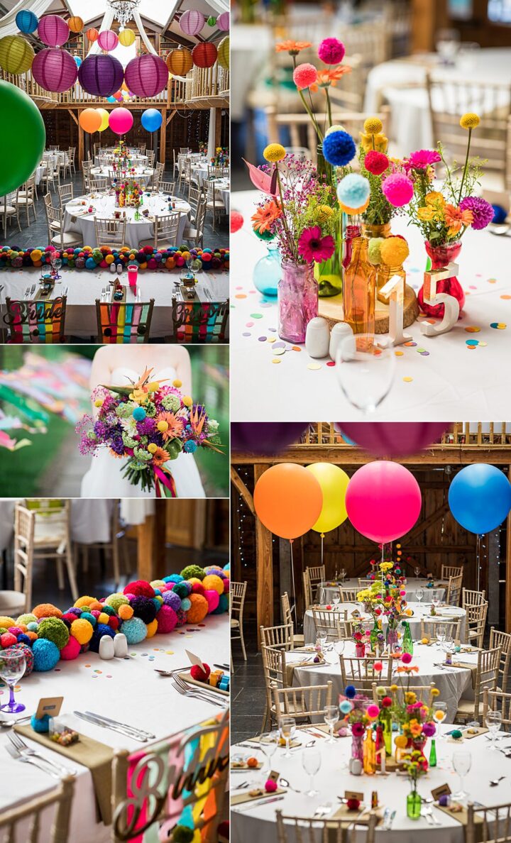 Rainbow Wedding Colour Idea John Wellings
