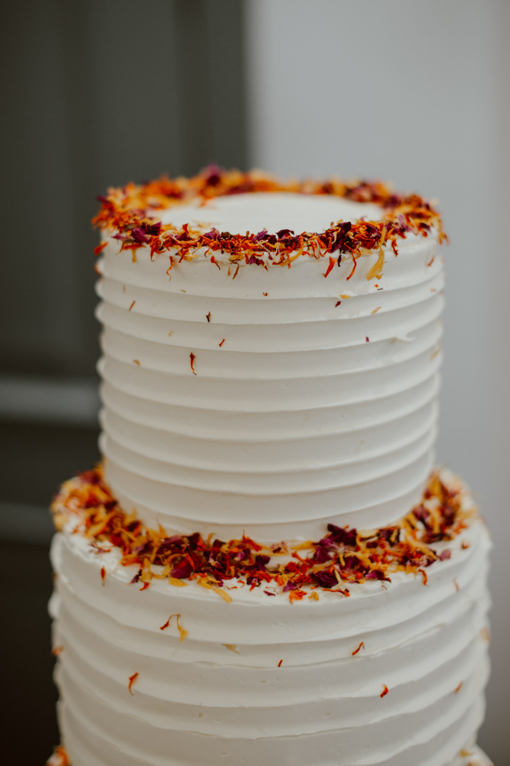 Buttercream Cake 3 Tier Stanhill Court Hotel Wedding Sasha Weddings