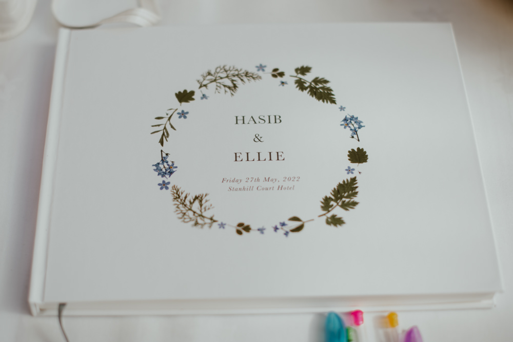 Guest Book Stanhill Court Hotel Wedding Sasha Weddings