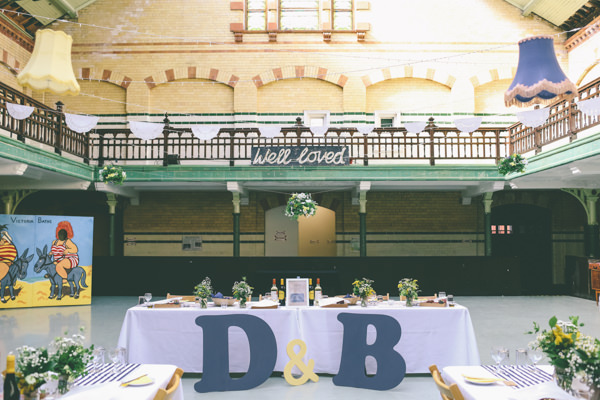 Top Table Wedding Decor Ideas Cut Out Initials Emma Boileau Photography