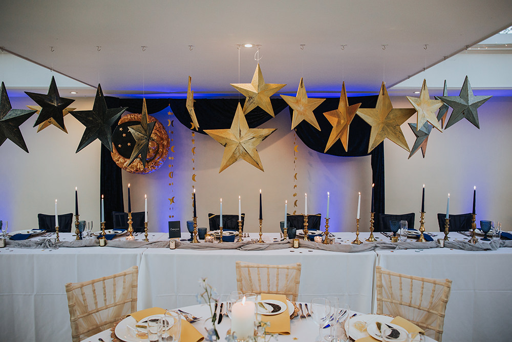 Top Table Wedding Decor Stars Moons Olegs Samsonovs Photography