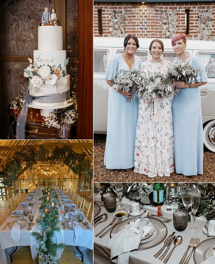 Wedding Colour Ideas Blue Silver Laura Coughlan