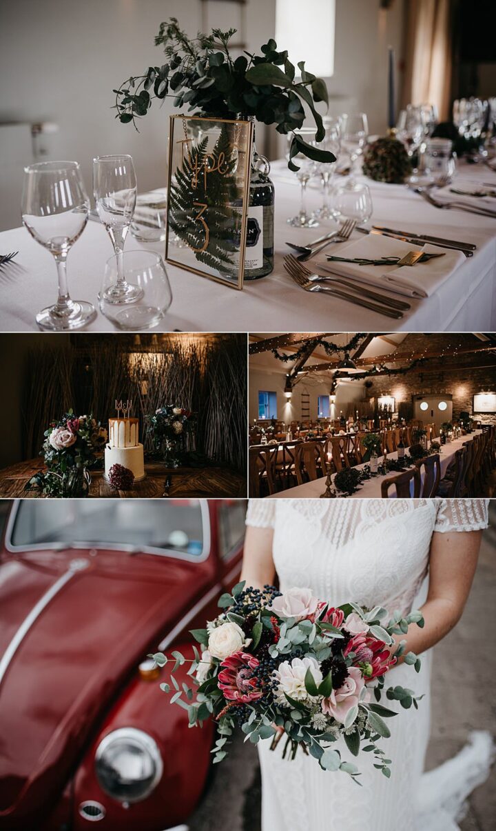 Wedding Colour Ideas Burgundy Brass Elaine Williams Photography
