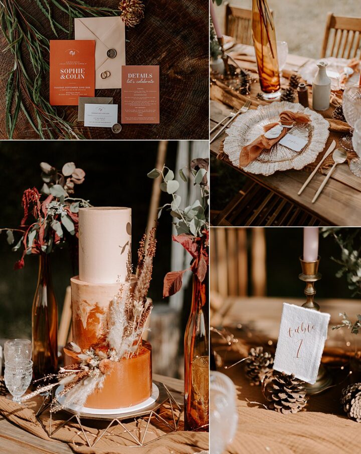 Wedding Colour Ideas Burnt Orange Laura Williams Photography
