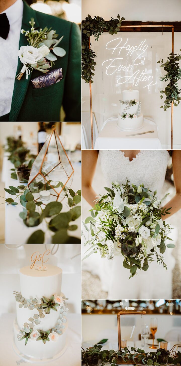 Wedding Colour Ideas Forest Green Copper Holly Collings Photography