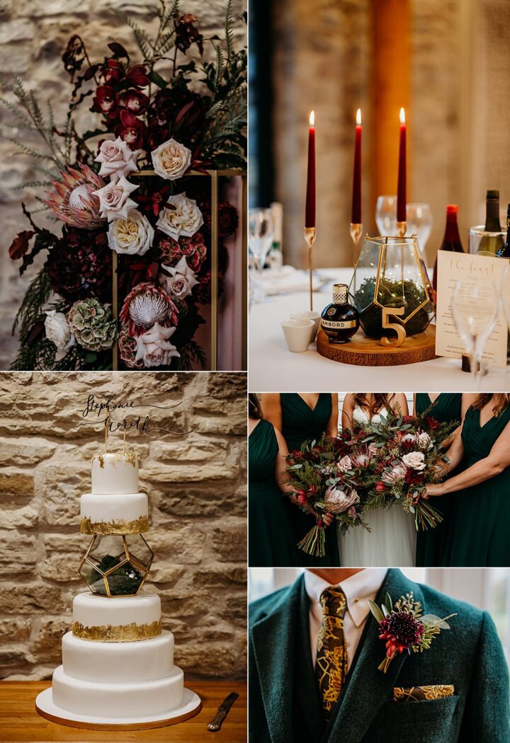 Wedding Colour Ideas Green Red Gold When Charlie Met Hannah
