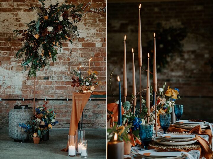 Wedding Colour Ideas Orange Blue Flashback Images