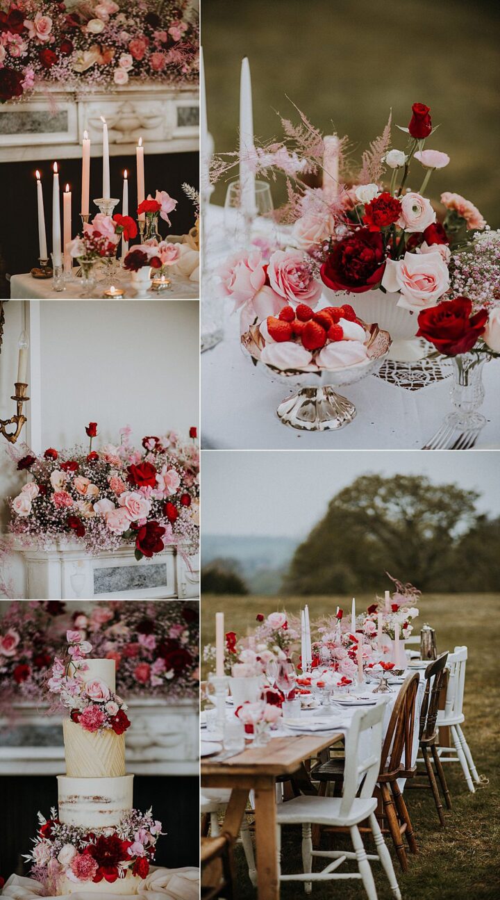 Wedding Colour Ideas Red Pink Lola Rose Photography