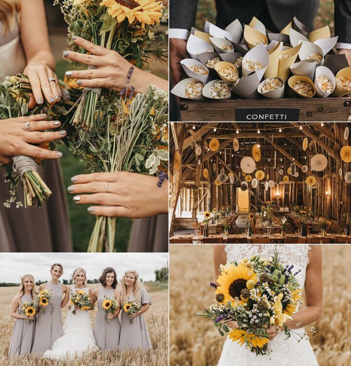 Wedding Colour Ideas Yellow Grey Hajley