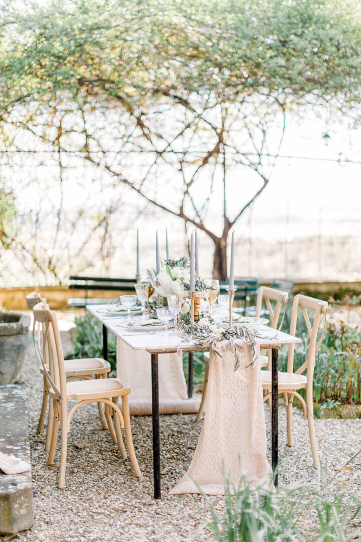 Wedding Table Runner Idea Knitted Sonya Lalla Photography