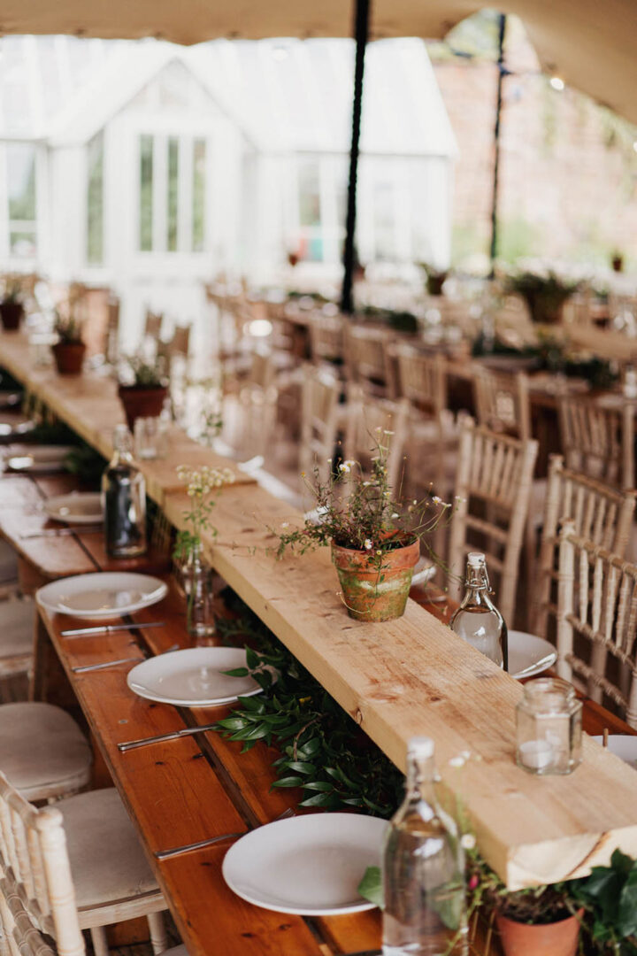 Wedding Table Runner Wooden Plank Kit Myers Photography