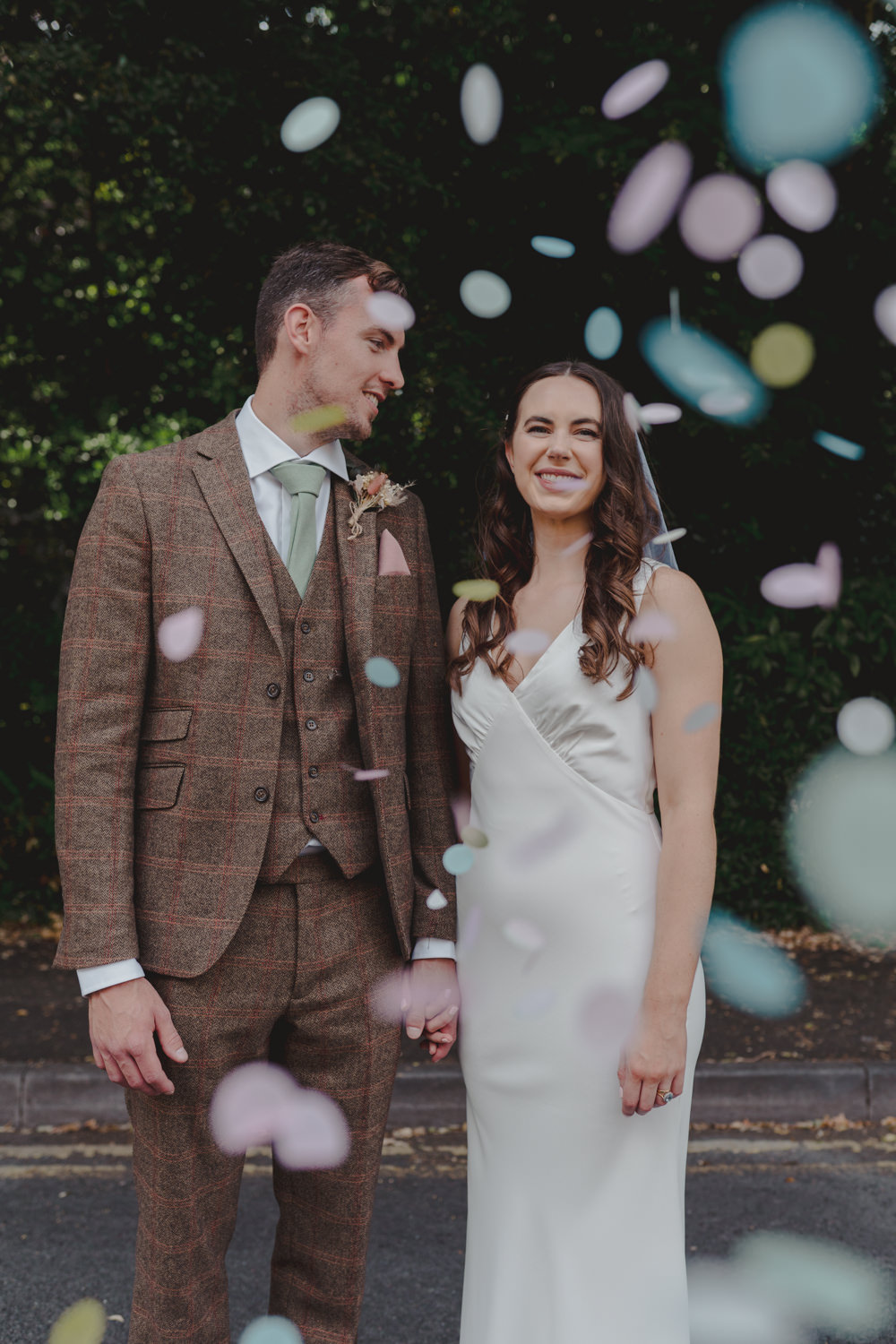 Confetti Throw Bath City Wedding Bo Leray Photography