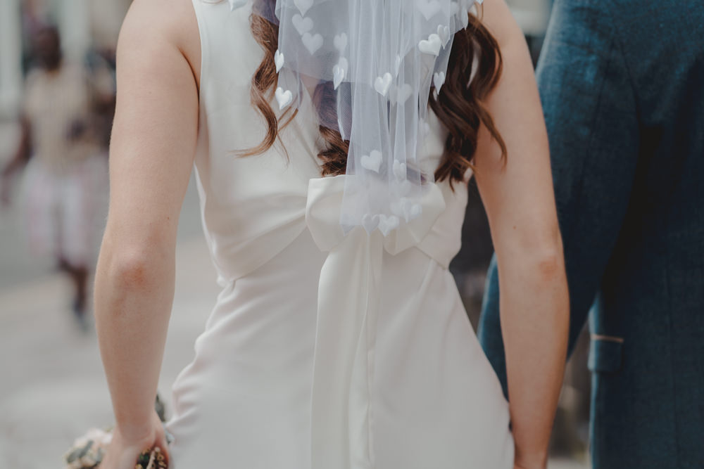 Heart Veil Bride Bath City Wedding Bo Leray Photography
