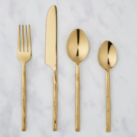 Christmas Gift Fiance Gold Cutlery
