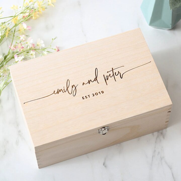Christmas Gift Fiance Keepsake Box