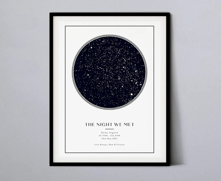 Christmas Gift Fiance Star Map