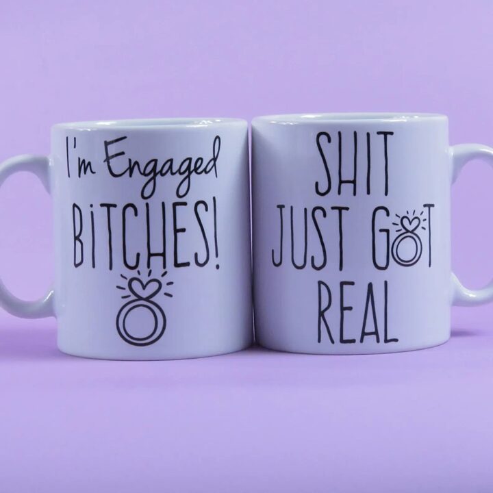 Christmas Present Fiance Mug
