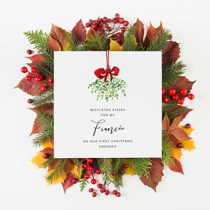 Christmas Proposal Ideas Card Fiance