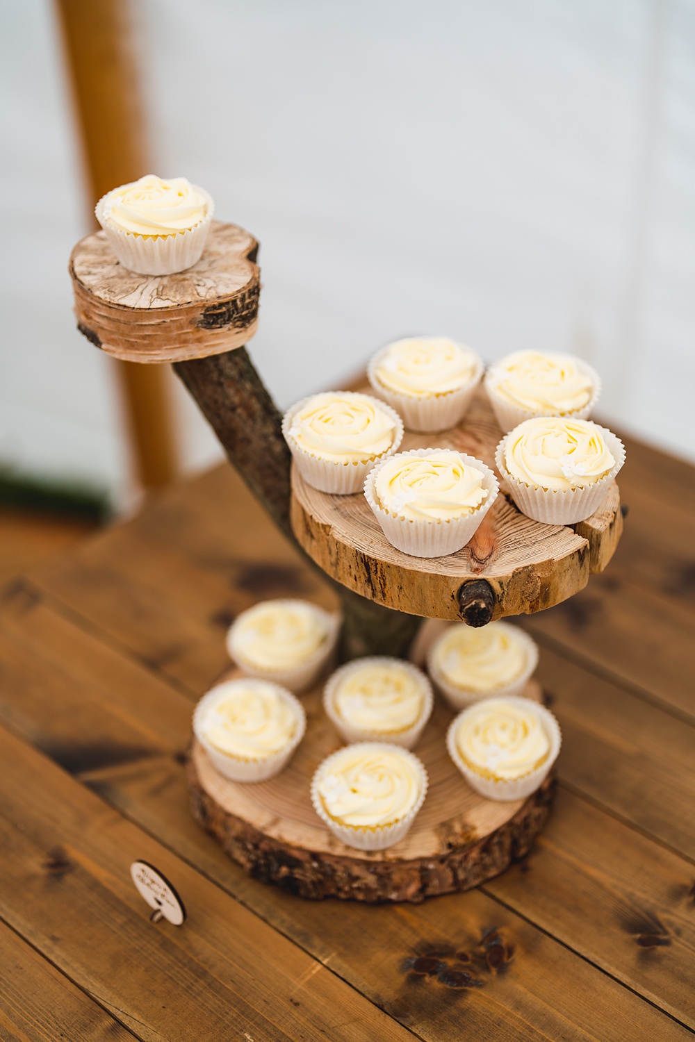 Cupcake Tower Farmyard Wedding Daniel Lightening Photography