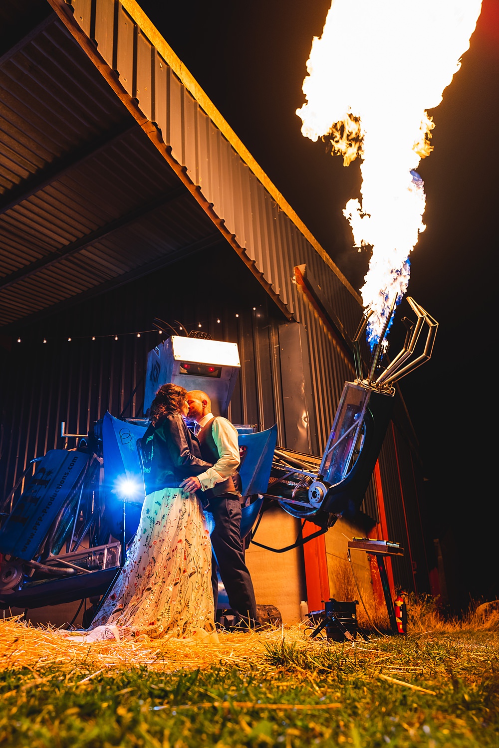 Farmyard Wedding Daniel Lightening Photography