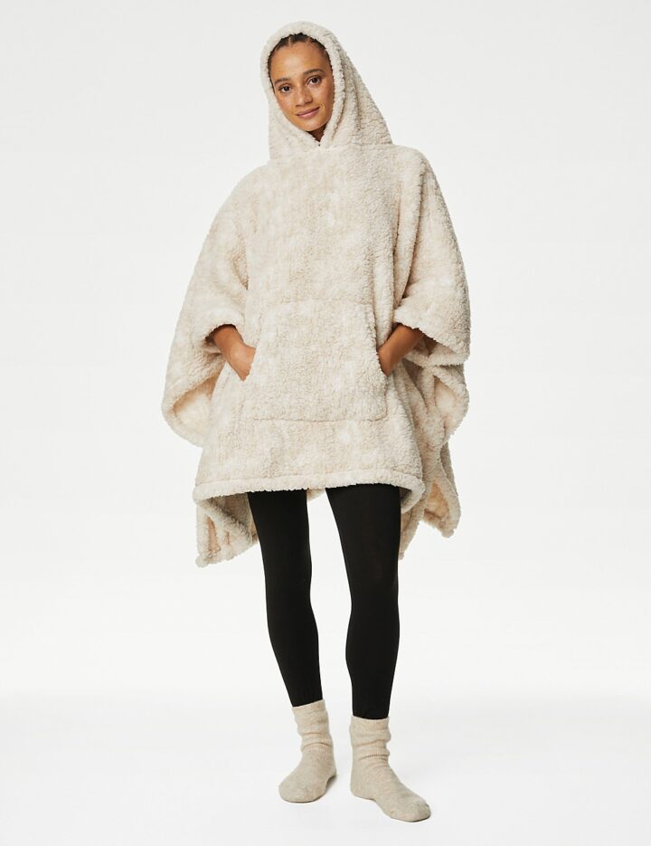 Fiancee Christmas Gift Hooded Blanket