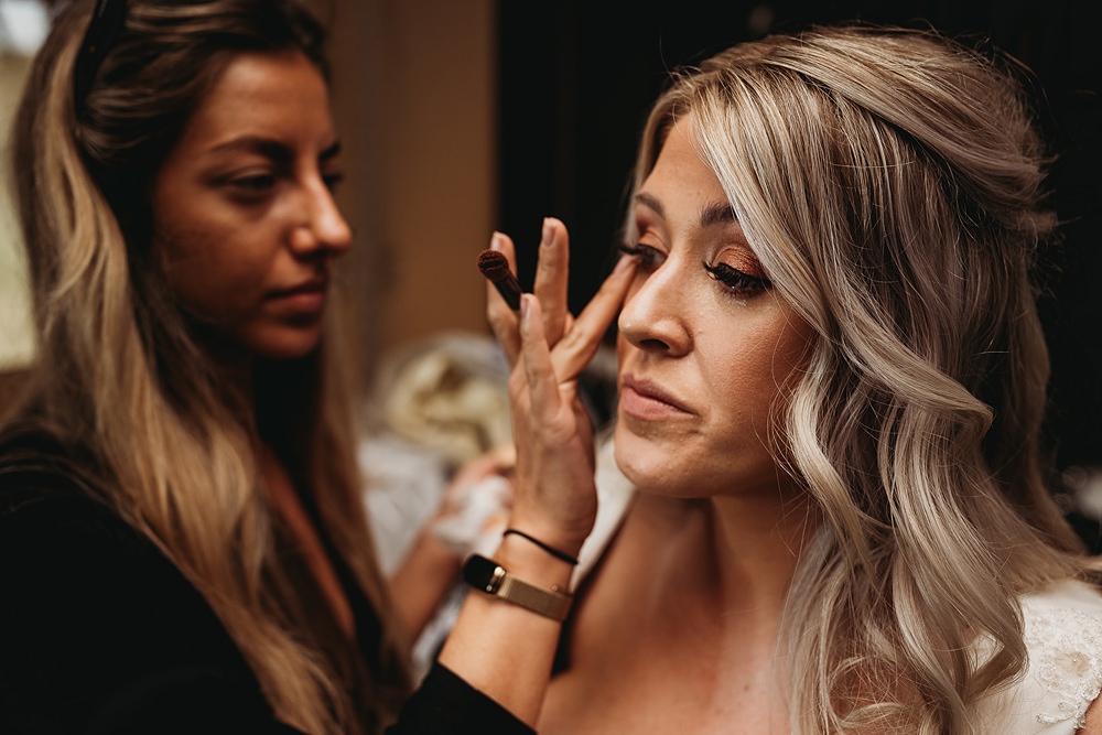 Bridal Make Up Funfair Festival Wedding Thyme Lane Photography