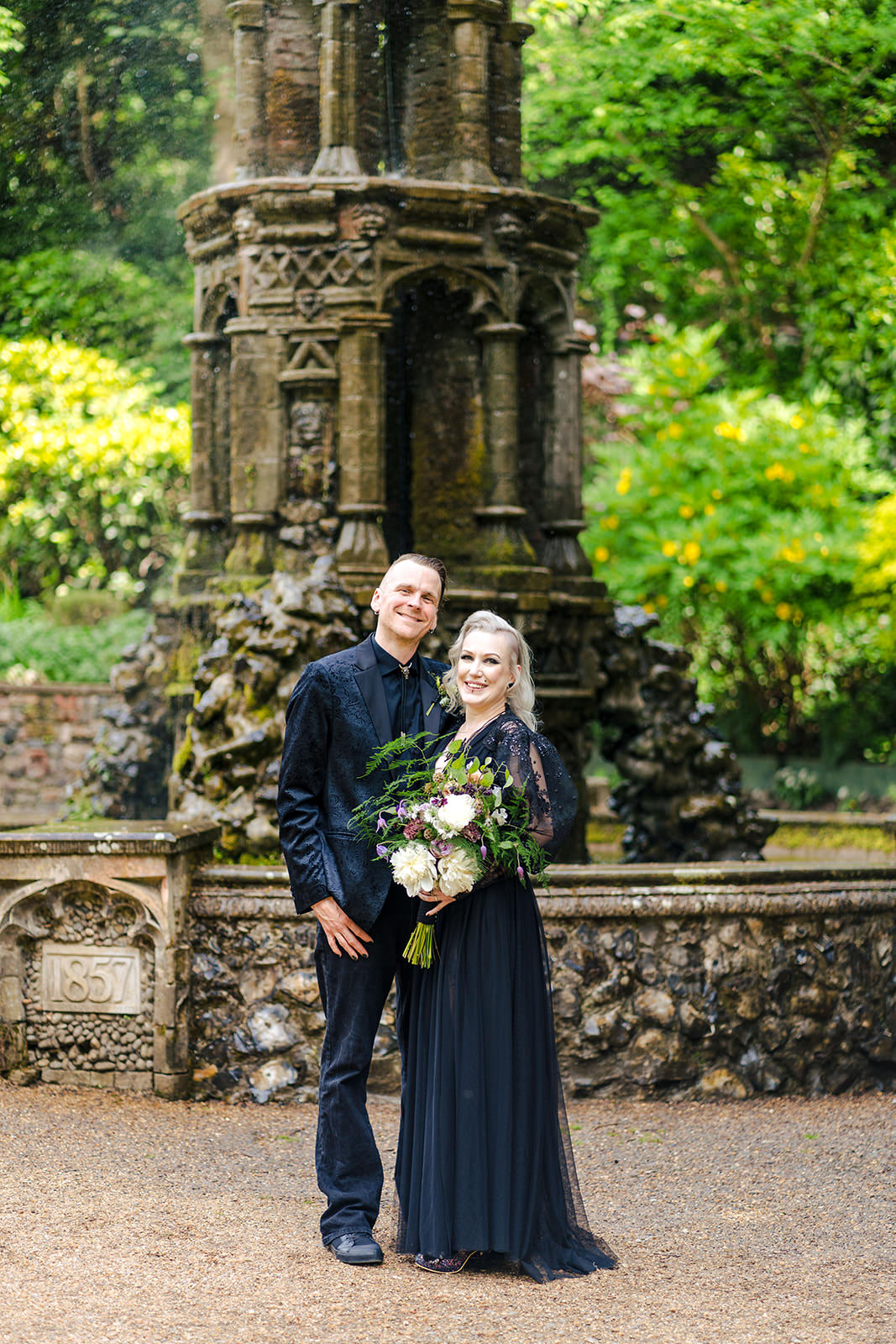 Goth Wedding Anna Pumer Photography
