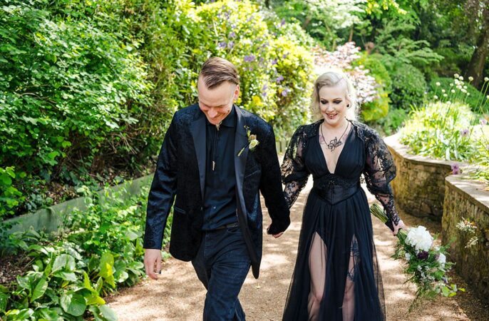 Goth Wedding Anna Pumer Photography
