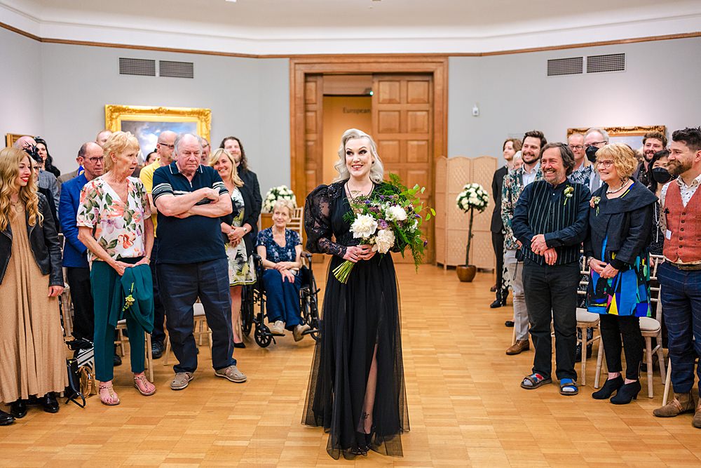 Goth Wedding Anna Pumer Photography