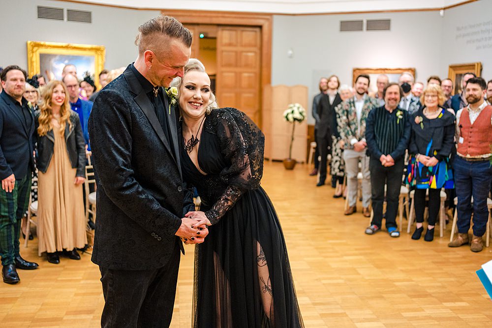 Goth Wedding Anna Pumer Photography