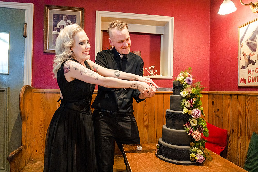 Goth Wedding Anna Pumer Photography