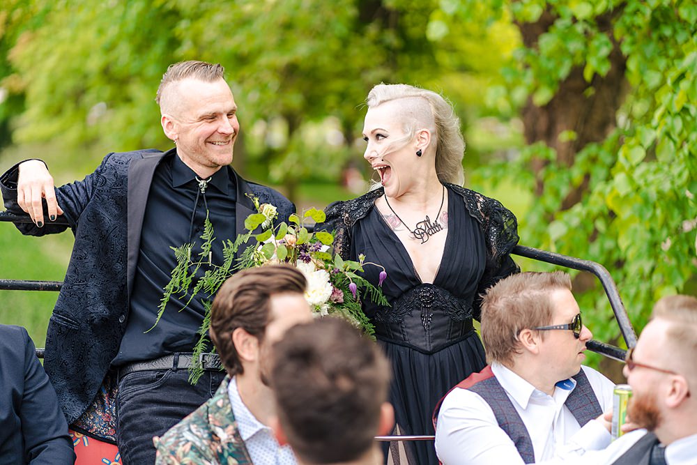 Goth Wedding Anna Pumer Photography