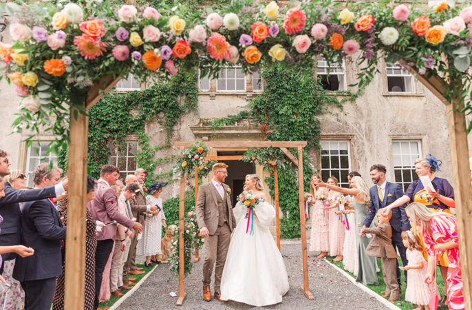 Holbrook Manor Wedding James & Kerrie Photography Confetti Throw