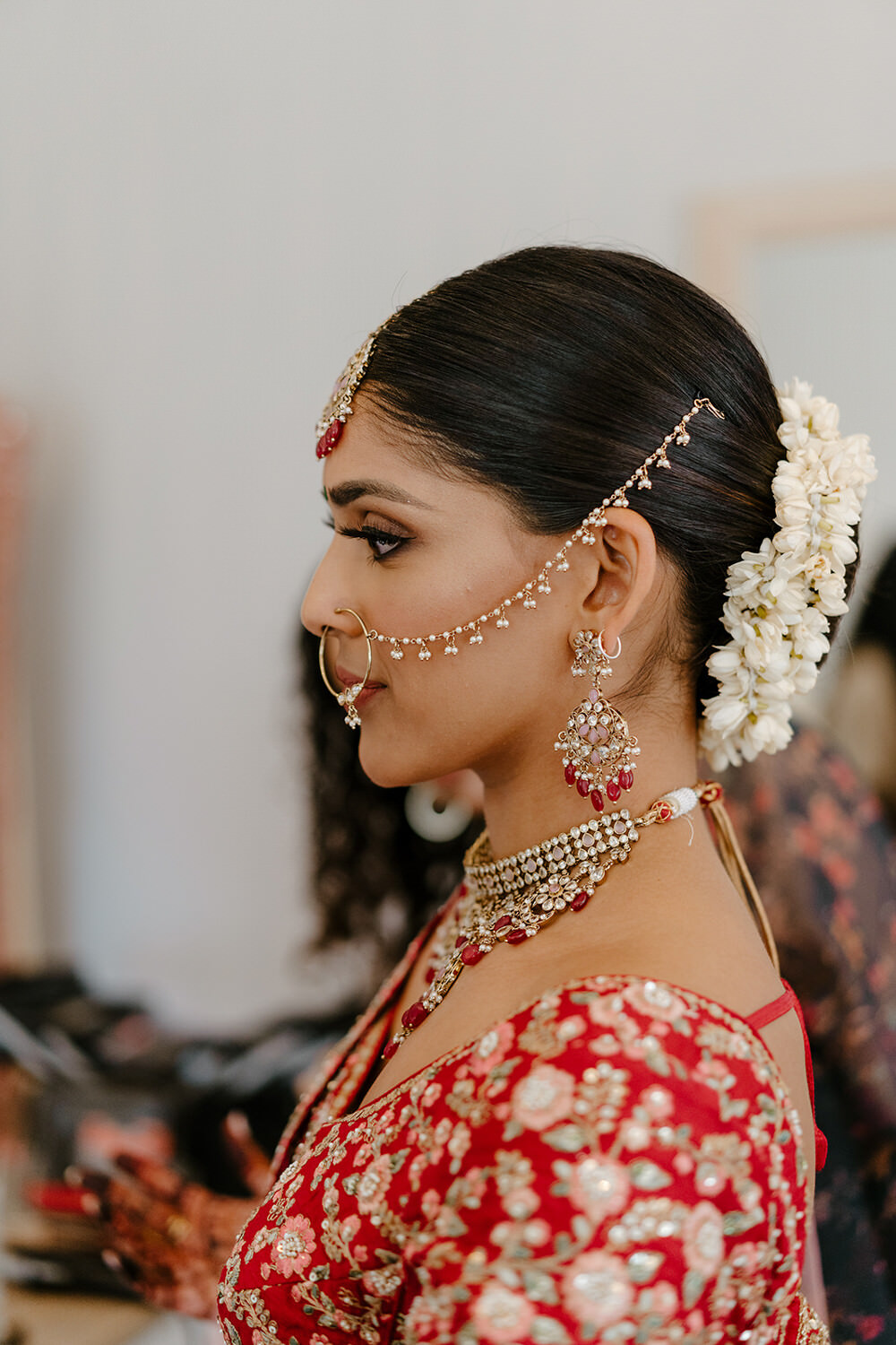 Bride Bridal Accessories Indian Lithuanian Wedding Ellie Gillard Photography