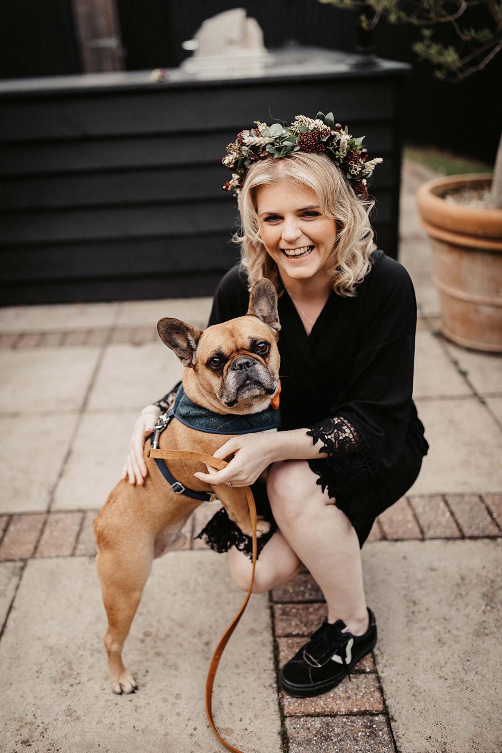 Pet Dog Old Kent Barn Wedding Olegs & Rita Photography