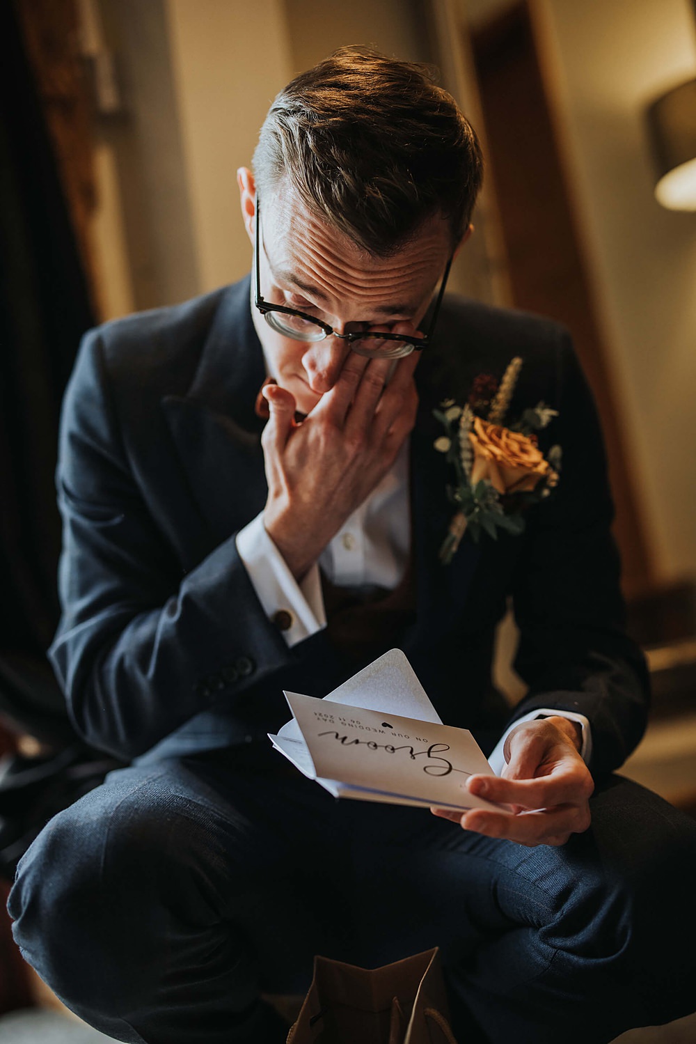 Groom Gift Card Old Kent Barn Wedding Olegs & Rita Photography