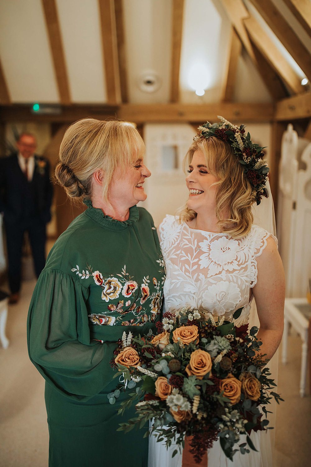 Mother of the Bride Dress Outfit Old Kent Barn Wedding Olegs & Rita Photography