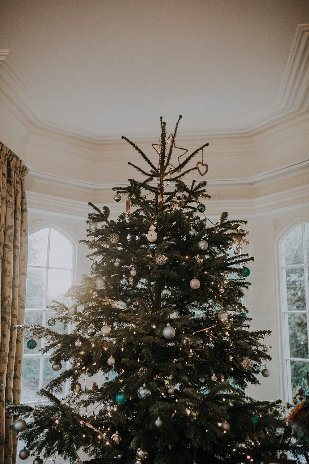 Christmas Tree Decoration Upwey House Wedding Lola Rose Photography