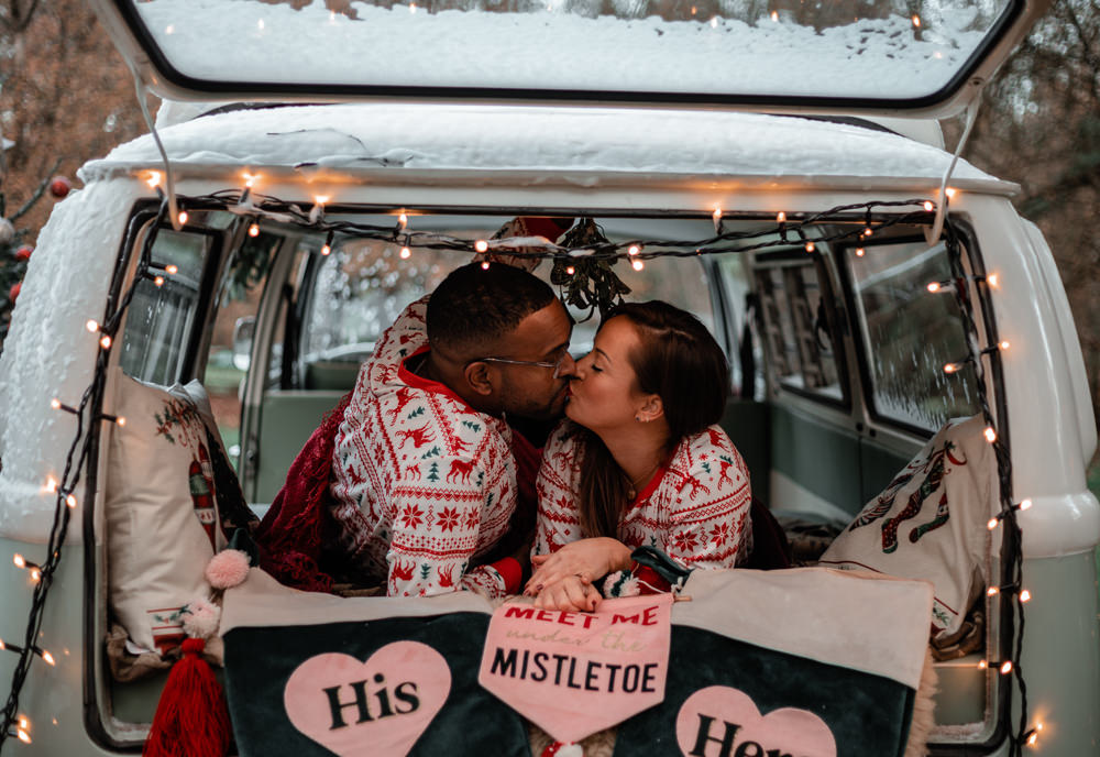 Winter Wedding Ideas Campervan Avalon Photography