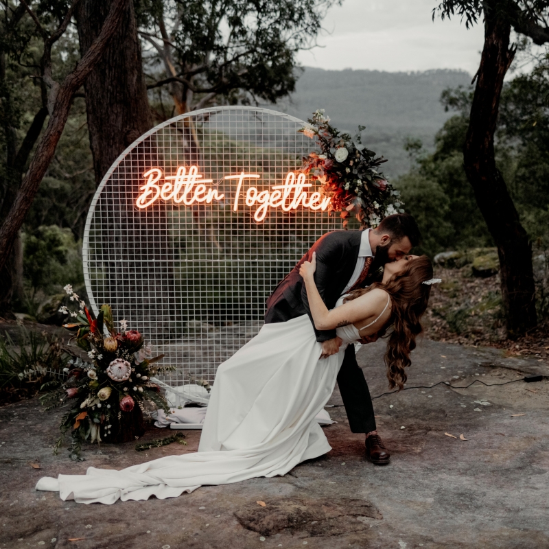 Custom Neon Wedding Signs
