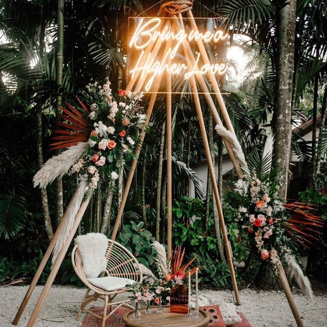 Custom Neon Wedding Signs