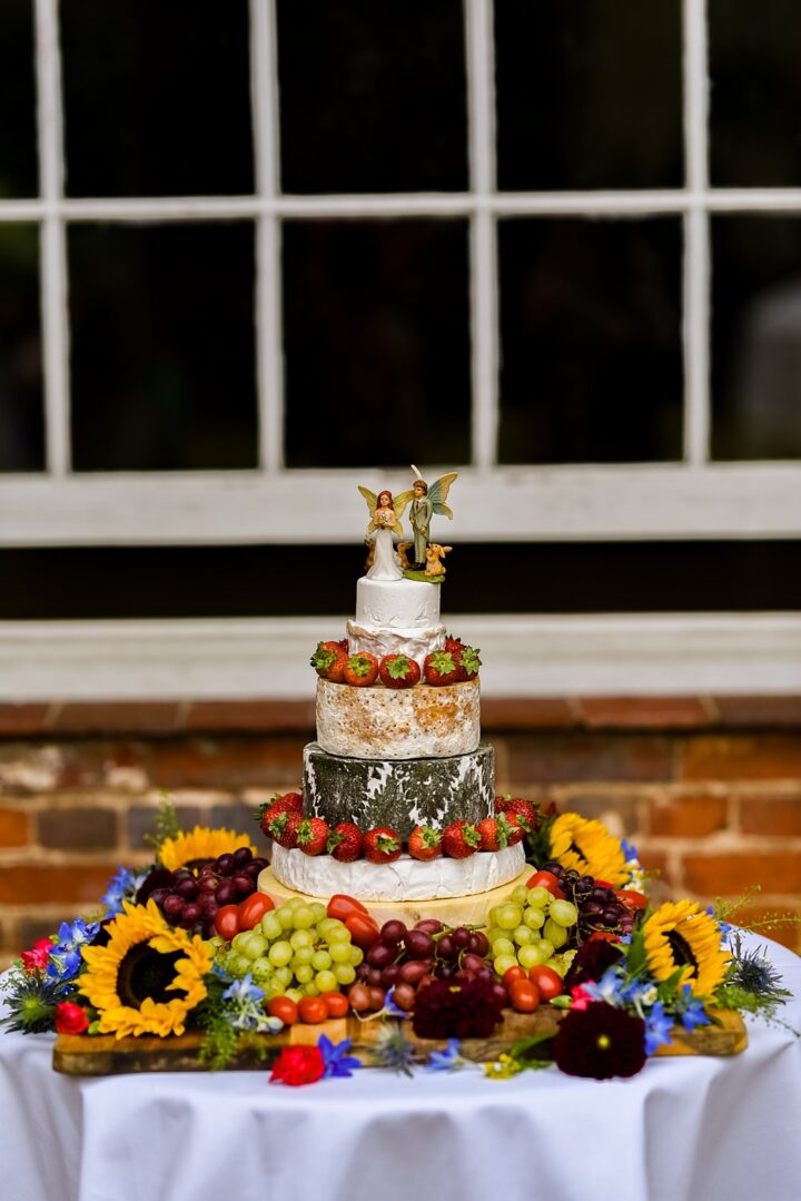 Cheese Cake Idea Wedding Table Flowers Topper Fruit Holly Driver Photography