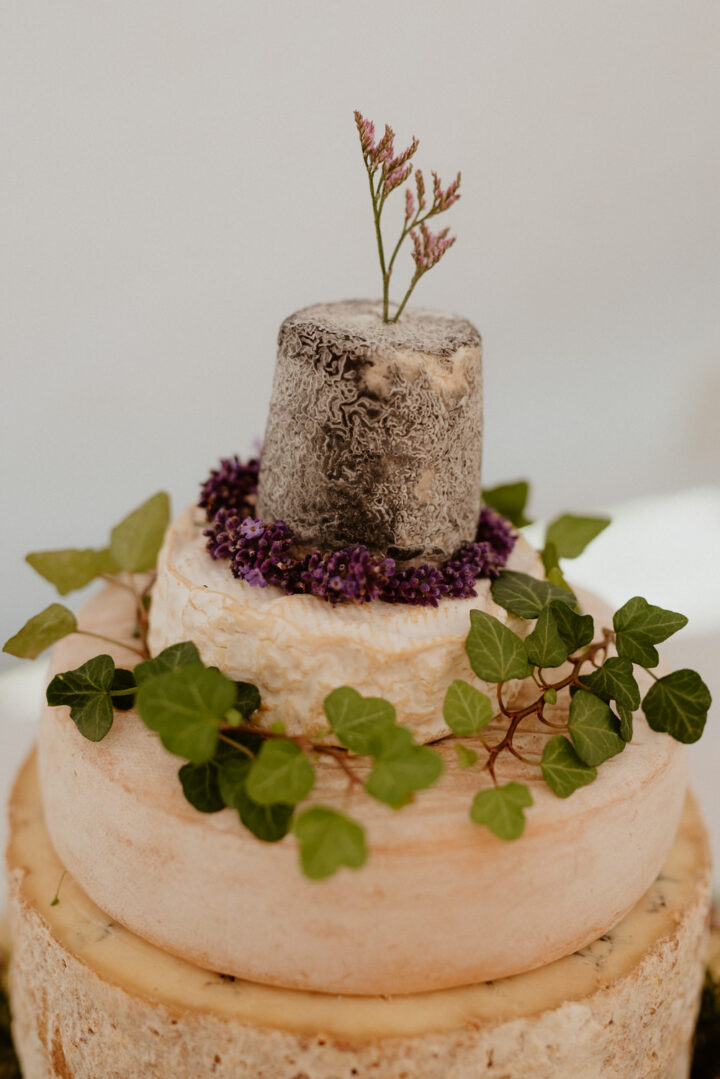 Cheese Wedding Cake Idea Ivy Heather Taylor-Hughes Photography