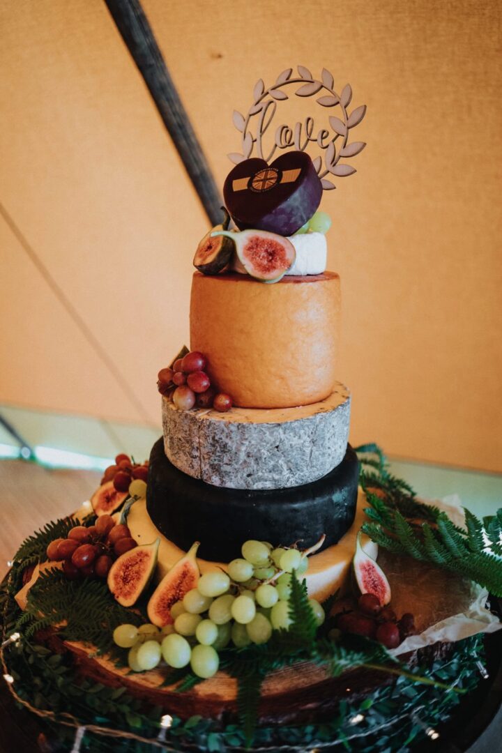 Cheese Wedding Cake Inspiration Laser Cut Topper Bloom Weddings