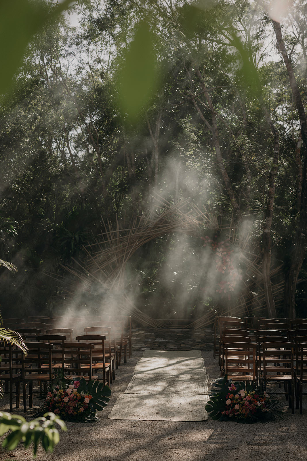 Jungle Ceremony Espacio Chechen Wedding Pablo Laguia