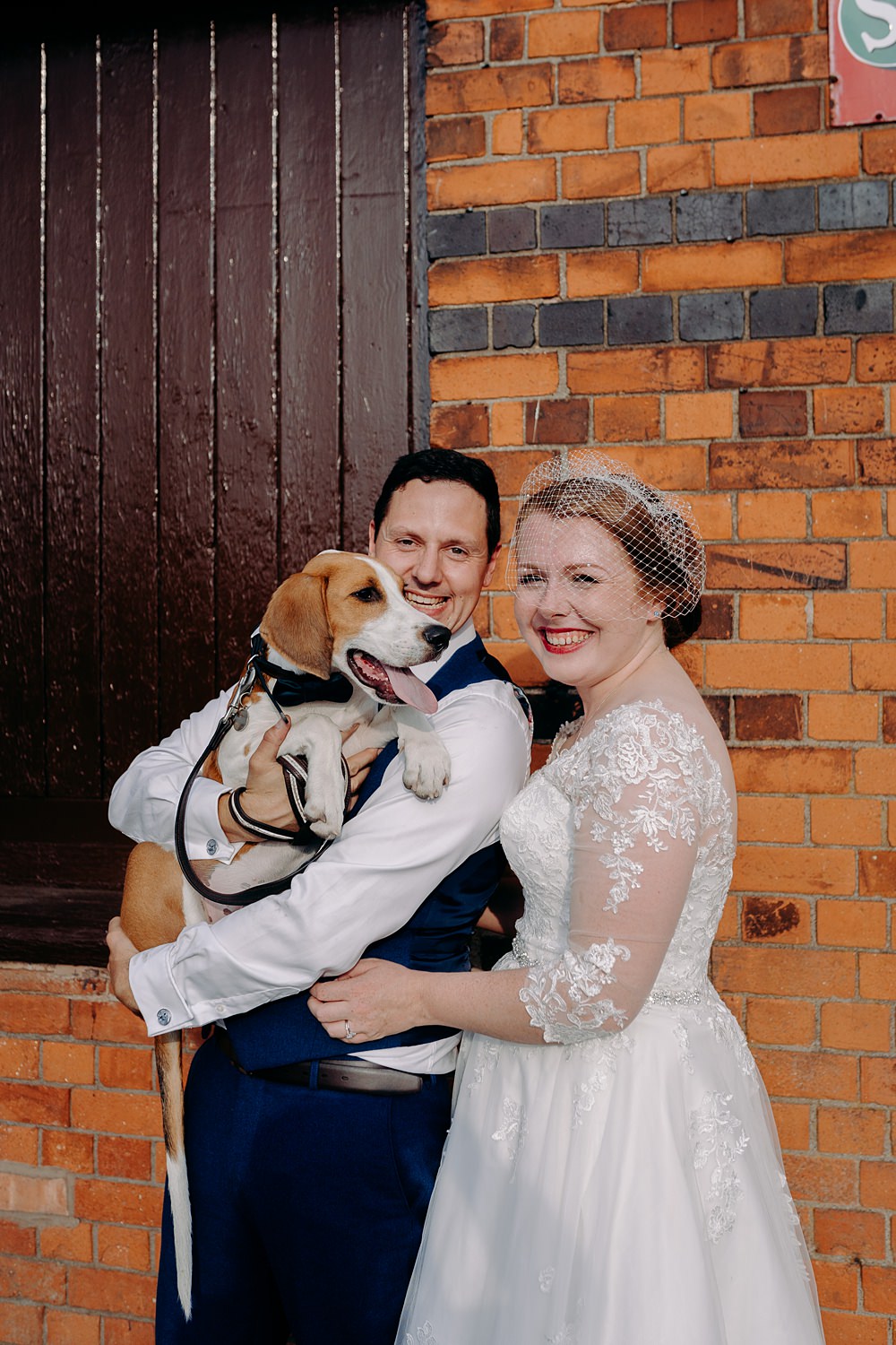 Pet Dog Great Central Railway Wedding EKR Pictures