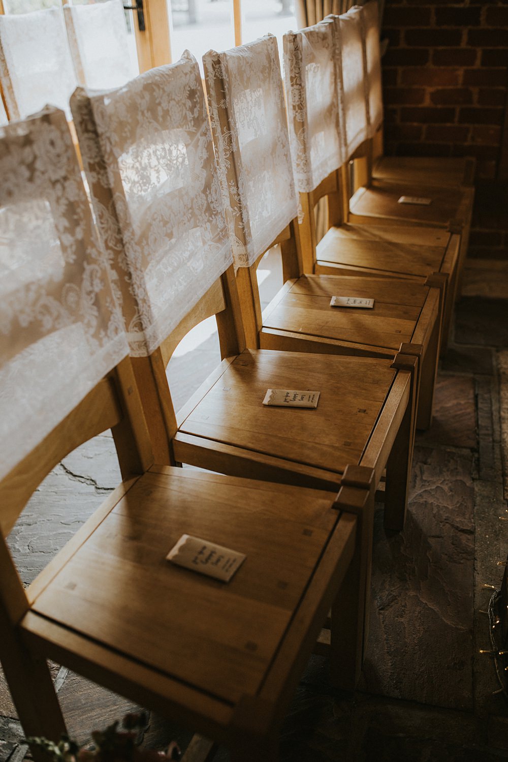 Lace Chair Covers Ceremony Kent Coast Wedding Peter Reynolds Photography